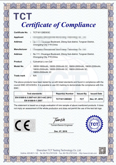 CE Certification